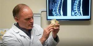 Dr. Randall Roth DC Uses Spinal Models To Explain Conditions To Patients At Health 1st Wellness & Physical Medicine